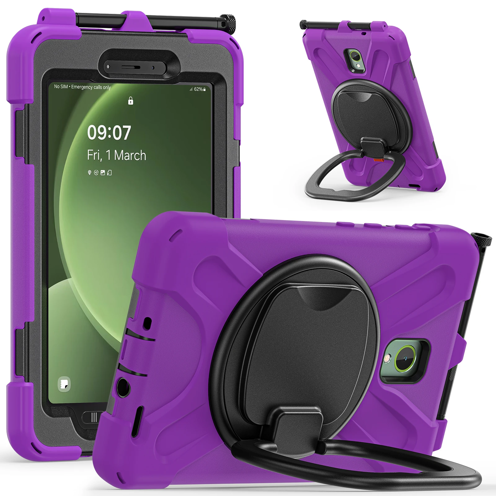 Heavy Duty Case For Samsung Galaxy Tab Active 5 3 8.0 inch SM-X300 X306B T570 T575 Hybrid Cover With 360 Rotatable Handle Grip
Heavy Duty Case For Samsung Galaxy Tab Active 5 3 8.0 inch SM-X300 X306B T570 T575 Hybrid Cover With 360 Rotatable Handle Grip