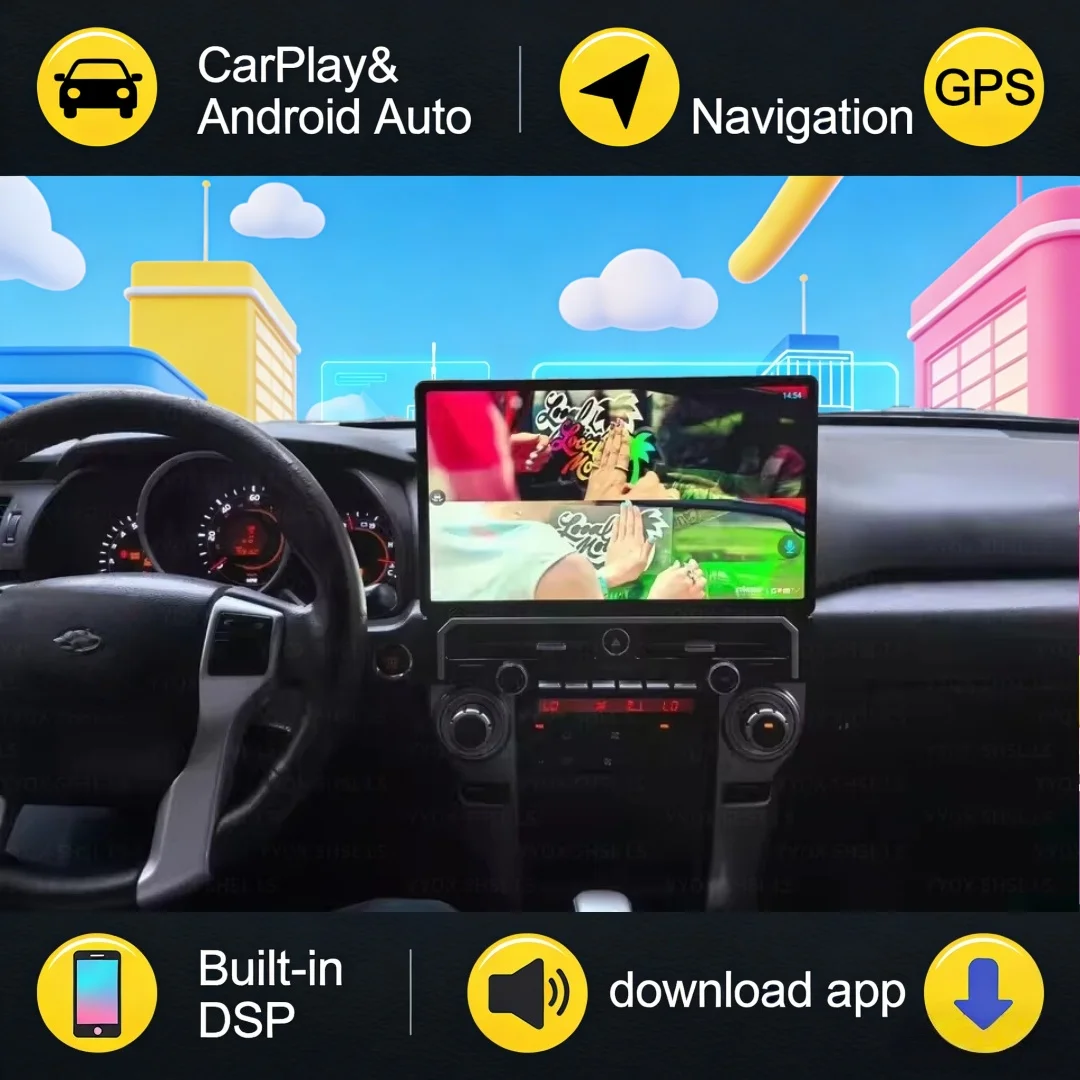 15,6-дюймовый сенсорный экран для Toyota 4Runner 2010-2022, Android Auto, аудиосистема, мультимедиа, навигация, автомобильный DVD-плеер, стереосистема
15,6-дюймовый сенсорный экран для Toyota 4Runner 2010-2022, Android Auto, аудиосистема, мультимедиа, навигация, автомобильный DVD-плеер, стереосистема