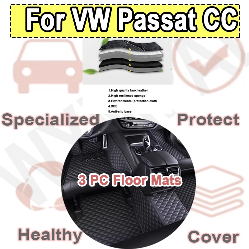 Luxury Car Mats For VW VW Passat CC 2008~2016 Floor Rug Set Auto Interior Parts Carpet Pad Luxury Leather Mat Car Accessories
Luxury Car Mats For VW VW Passat CC 2008~2016 Floor Rug Set Auto Interior Parts Carpet Pad Luxury Leather Mat Car Accessories