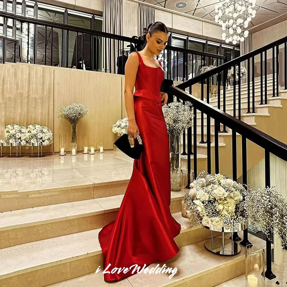 Elegant Mermaid Evening Dress Spaghetti strap Corset Prom Dress 2025 Women Pleated Wedding Guest Dress Sweet Train Customized
Elegant Mermaid Evening Dress Spaghetti strap Corset Prom Dress 2025 Women Pleated Wedding Guest Dress Sweet Train Customized