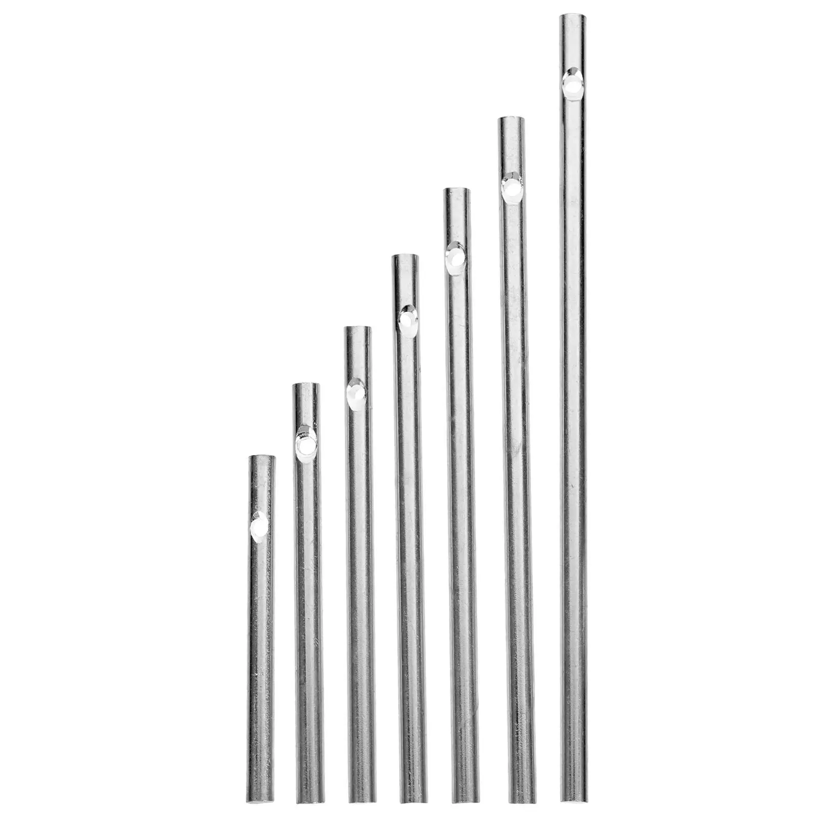 7 Pcs 3MM Diameter Wind Chime Aluminum Tubes 5 to 11 5CM Hollow Wind Chime Tubes Pipes for Garden Yard DIY Decor
7 Pcs 3MM Diameter Wind Chime Aluminum Tubes 5 to 11 5CM Hollow Wind Chime Tubes Pipes for Garden Yard DIY Decor