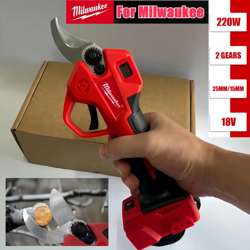 25mm Brushless Electric Scissors Cordless Pruning Shear Tree Garden Cutter Trimmer Power Tools For Milwaukee Battery Pin
25mm Brushless Electric Scissors Cordless Pruning Shear Tree Garden Cutter Trimmer Power Tools For Milwaukee Battery Pin