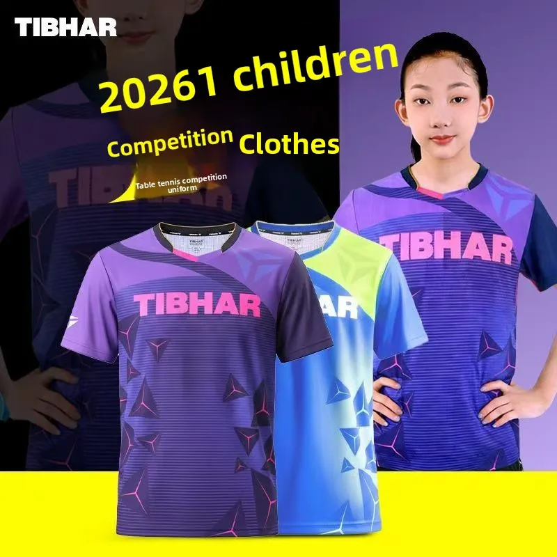 TIBHAR table tennis uniform men's and women's short sleeved professional children's sports moisture wicking training suit
TIBHAR table tennis uniform men's and women's short sleeved professional children's sports moisture wicking training suit