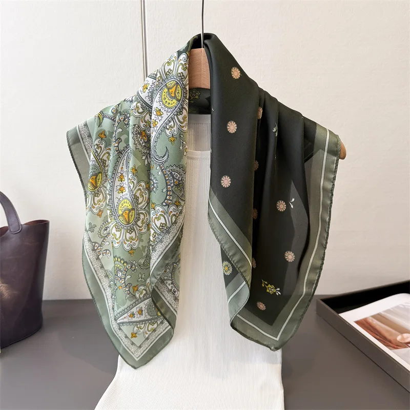 New Paisley Print Female Satin Neck Scarf Square Hair Scarves Foulard Head Band Shawls Wraps Neckerchief Bandana Women
New Paisley Print Female Satin Neck Scarf Square Hair Scarves Foulard Head Band Shawls Wraps Neckerchief Bandana Women