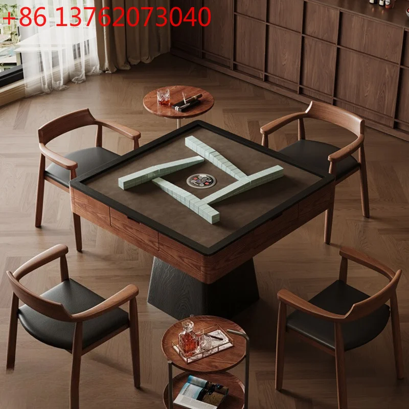 Nordic Creative Mid-Century Style Solid Wood 2-in-1 Mahjong Table Dining Table Automatic Shuffling Mahjong Game Furniture
Nordic Creative Mid-Century Style Solid Wood 2-in-1 Mahjong Table Dining Table Automatic Shuffling Mahjong Game Furniture