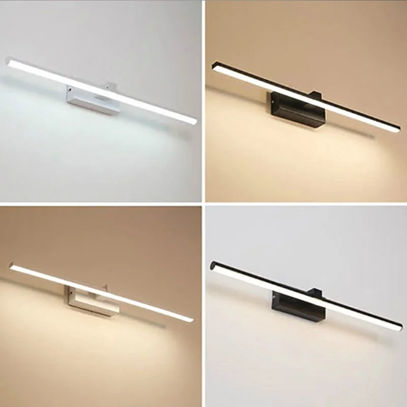 Wall Lamp Black Modern LED Bathroom Mirror Light White Lay Lights Blaker Wall Lamp 40CM Bathroom Lamp Battery light Nordic lamp
Wall Lamp Black Modern LED Bathroom Mirror Light White Lay Lights Blaker Wall Lamp 40CM Bathroom Lamp Battery light Nordic lamp