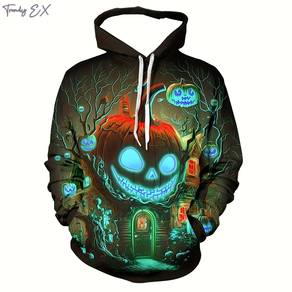 Hooded Sweatshirt Man Fall Halloween Theme Pumpkin Pattern Hoodies Blouse Kangaroo Pocket Long Sleeves Men's Clothing 2024 Tops
Hooded Sweatshirt Man Fall Halloween Theme Pumpkin Pattern Hoodies Blouse Kangaroo Pocket Long Sleeves Men's Clothing 2024 Tops