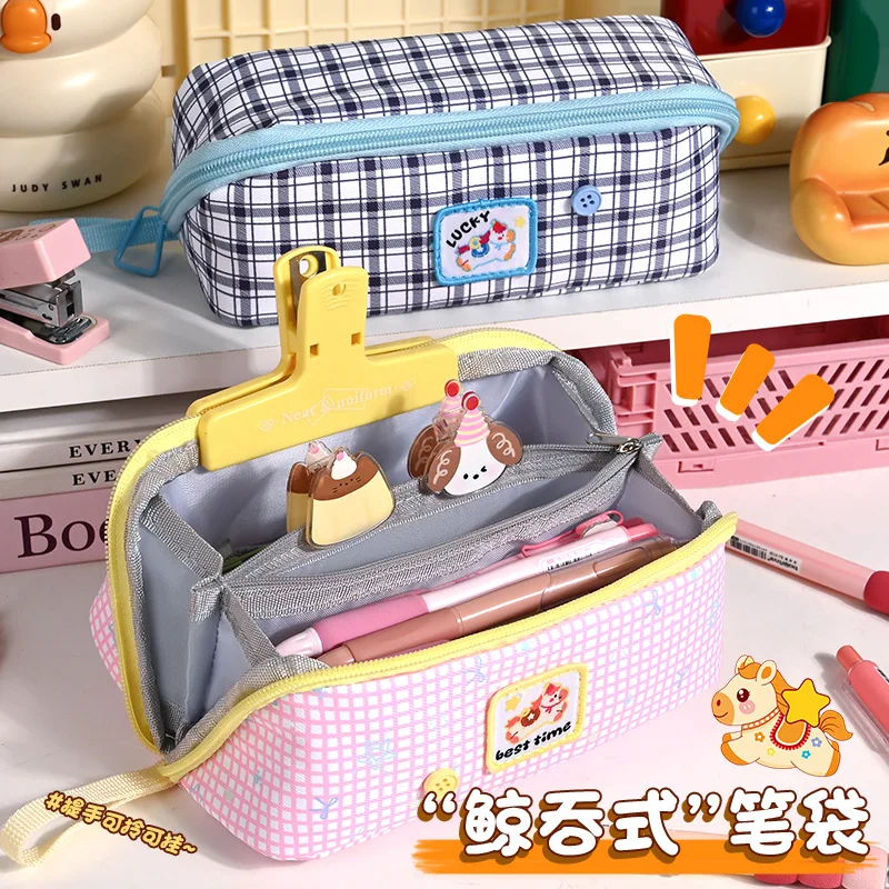 New Cartoon Large Capacity Prism Grid Pencil Case – Dopamine Cute, High-Value Stationery Bag for Junior & High School Students
New Cartoon Large Capacity Prism Grid Pencil Case – Dopamine Cute, High-Value Stationery Bag for Junior & High School Students
