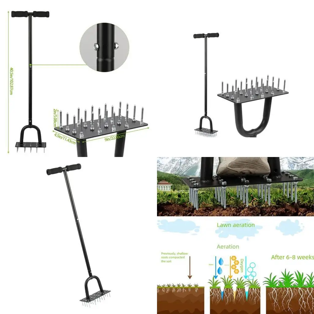 Ergonomic Grass Hole Maker Reinforced Rods For Easy Ground Conditioning
Ergonomic Grass Hole Maker Reinforced Rods For Easy Ground Conditioning