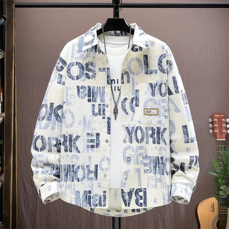 2025 Spring and Autumn New High Quality Men's Casual Fashion Shirt Loose Edition Collar Jacket
2025 Spring and Autumn New High Quality Men's Casual Fashion Shirt Loose Edition Collar Jacket