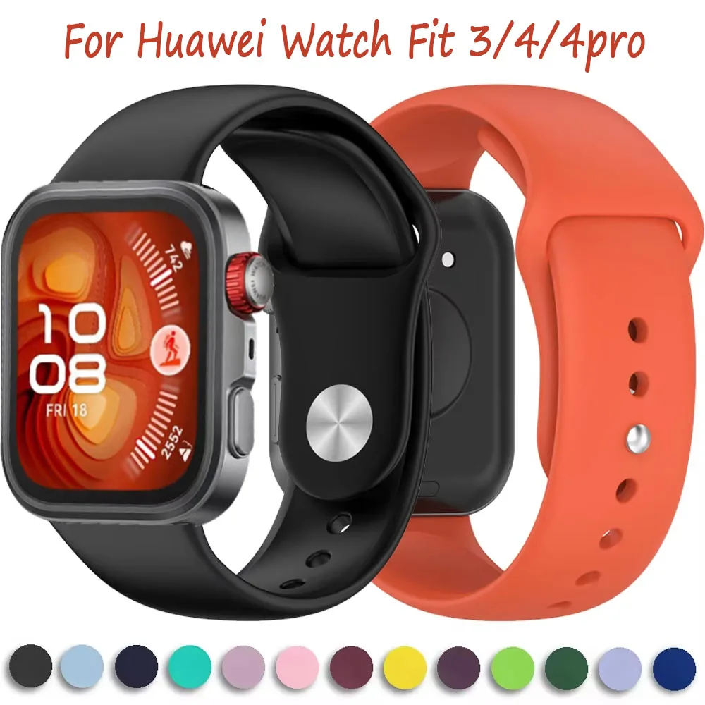 Official Soft Silicone Strap For Huawei Watch Fit 3/4/4pro Comfortable Bracelet Wristband For Huawei Watch Fit4 Band Accessories
Official Soft Silicone Strap For Huawei Watch Fit 3/4/4pro Comfortable Bracelet Wristband For Huawei Watch Fit4 Band Accessories