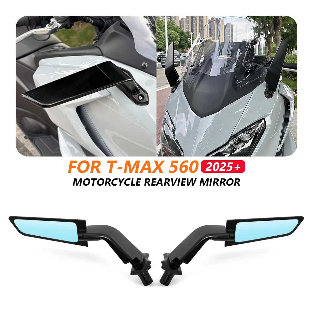 Aerodynamic Front Side Wing Mirror For Yamaha TMAX 560 Tech Max 2025 2026 TMAX560 Motorcycle Rotatable Winglet View System Kits
Aerodynamic Front Side Wing Mirror For Yamaha TMAX 560 Tech Max 2025 2026 TMAX560 Motorcycle Rotatable Winglet View System Kits