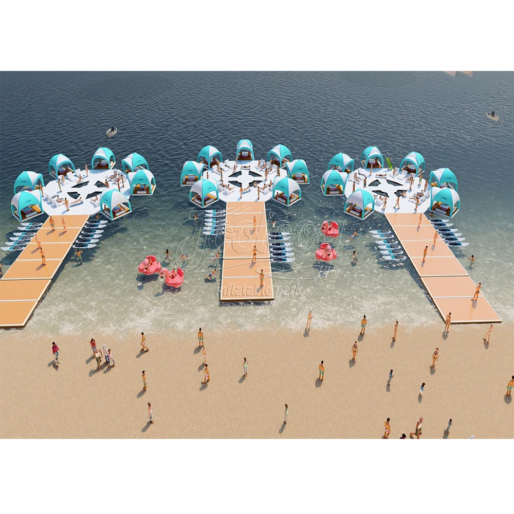 New Design Summer Leisure Party Inflatable Floating Island For Seaside Resort
New Design Summer Leisure Party Inflatable Floating Island For Seaside Resort