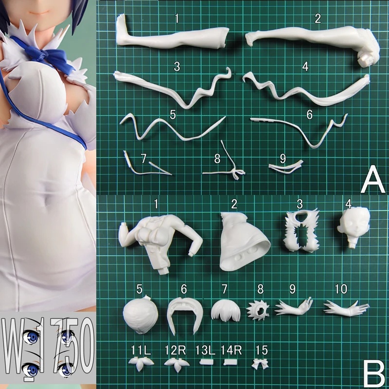 (In Stock) (W_1750) 1/6 DanMachi Hestia Unpainted Unassembled PVC Recast GK Figure Diy White Resin Model Kit
(In Stock) (W_1750) 1/6 DanMachi Hestia Unpainted Unassembled PVC Recast GK Figure Diy White Resin Model Kit