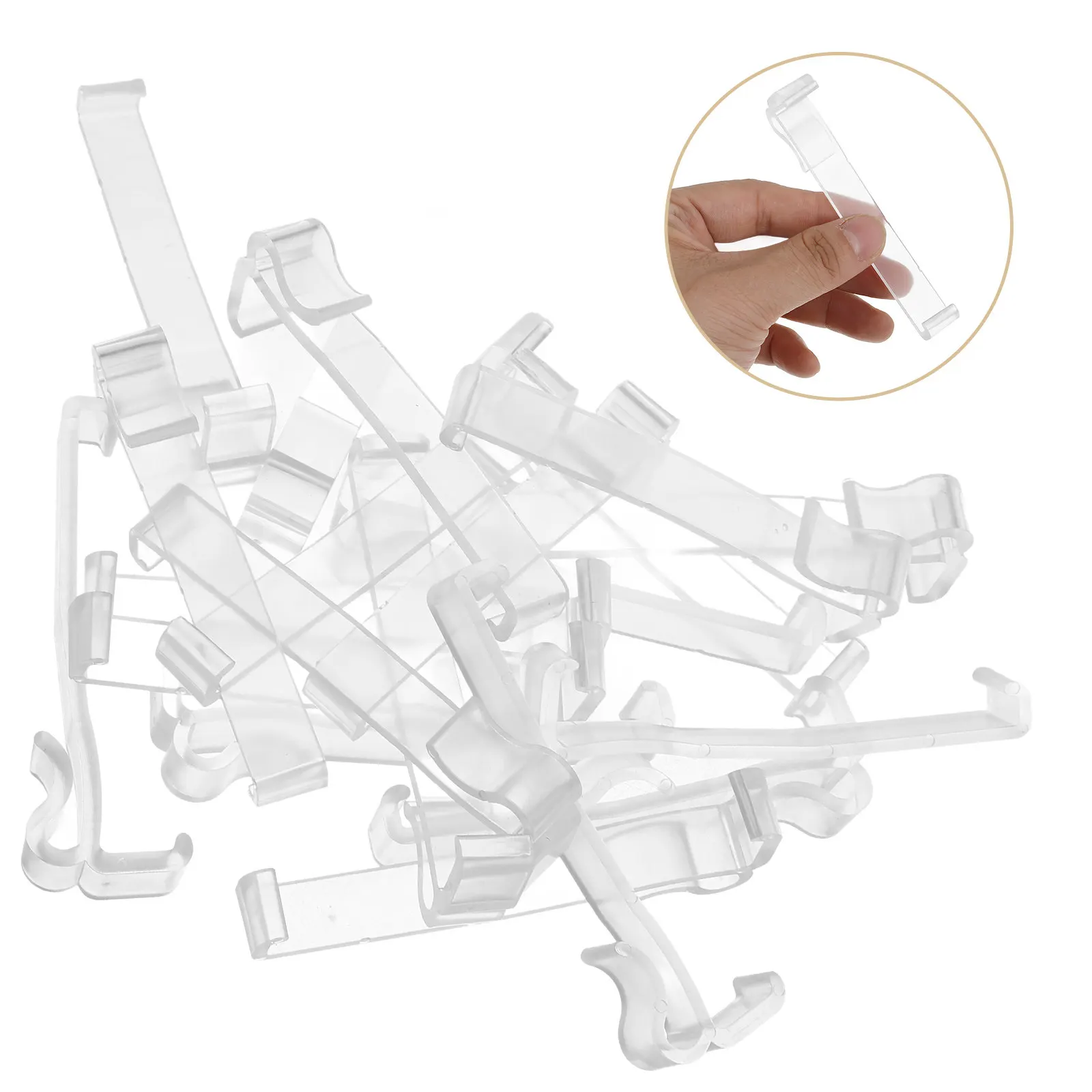 20Pcs Transparent Valance Clips Vertical Blinds Valance Brackets Clear Plastic Hidden Clip for Wood Faux Wood Pleated Shades
20Pcs Transparent Valance Clips Vertical Blinds Valance Brackets Clear Plastic Hidden Clip for Wood Faux Wood Pleated Shades