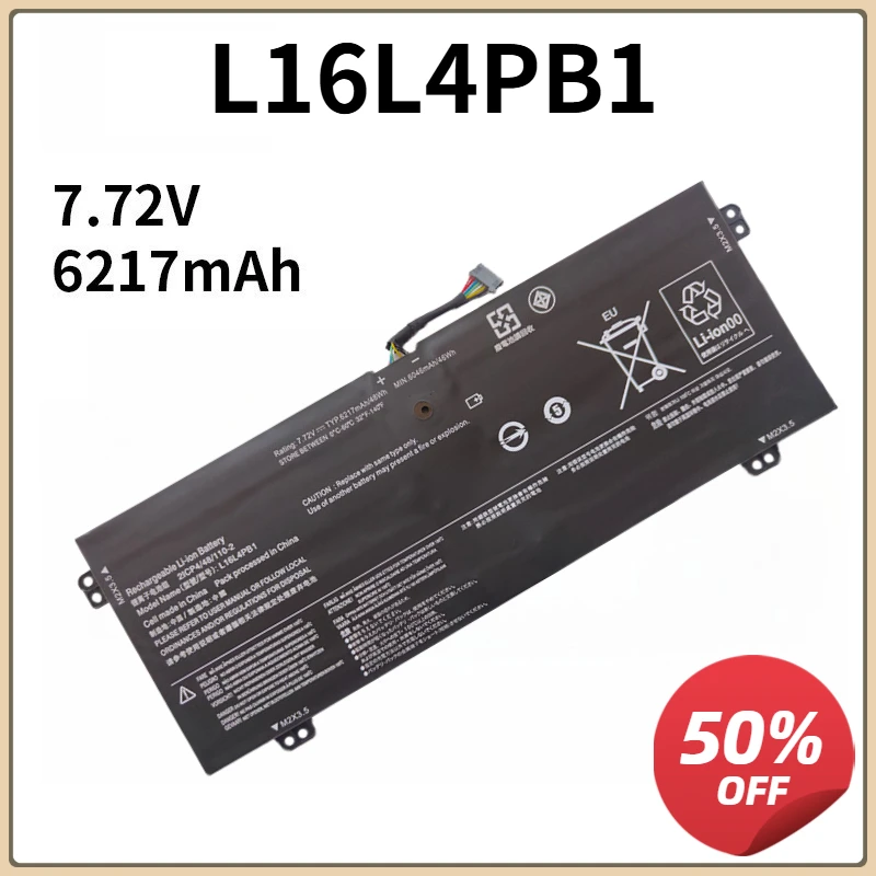 L16L4PB1 Battery For Lenovo Yoga 720-13IKB 13IKBR 15IKB Yoga 730-13IKB L16C4PB1 5B10M52739 7.68V 48Wh Laptop
L16L4PB1 Battery For Lenovo Yoga 720-13IKB 13IKBR 15IKB Yoga 730-13IKB L16C4PB1 5B10M52739 7.68V 48Wh Laptop