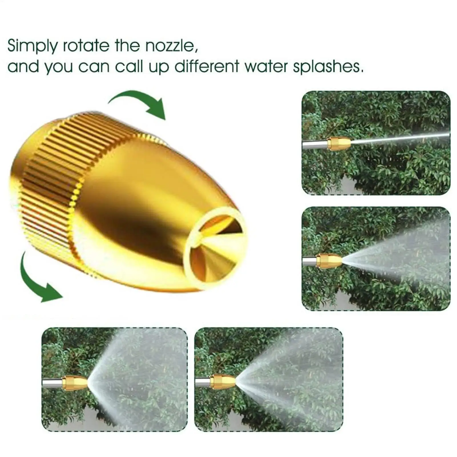 Garden Hose Nozzle 4 Adjustable Patterns Ergonomic Pressure Washer Nozzle Attachment For Lawn Yard Patio Driveway Garage Home
Garden Hose Nozzle 4 Adjustable Patterns Ergonomic Pressure Washer Nozzle Attachment For Lawn Yard Patio Driveway Garage Home
