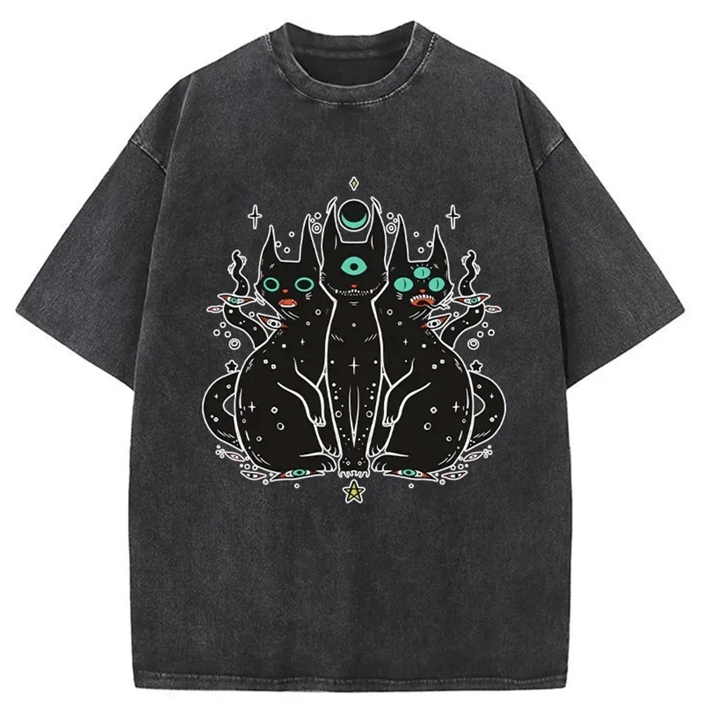 SOVOB Mystic Cat Trinity Washed Tee Shirt Homme, новинка в топе, мужская одежда, пуловер с короткими рукавами и круглым вырезом, футболка с принтом 25638
SOVOB Mystic Cat Trinity Washed Tee Shirt Homme, новинка в топе, мужская одежда, пуловер с короткими рукавами и круглым вырезом, футболка с принтом 25638