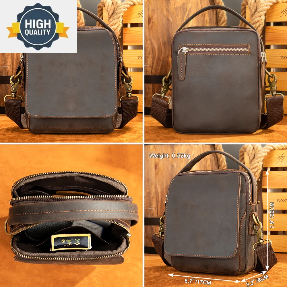 Leather Shoulder Man Bag Crossbody For Men Handbag Luxury Messenger Men's Bosa Vintage Original 7.9"
Leather Shoulder Man Bag Crossbody For Men Handbag Luxury Messenger Men's Bosa Vintage Original 7.9"