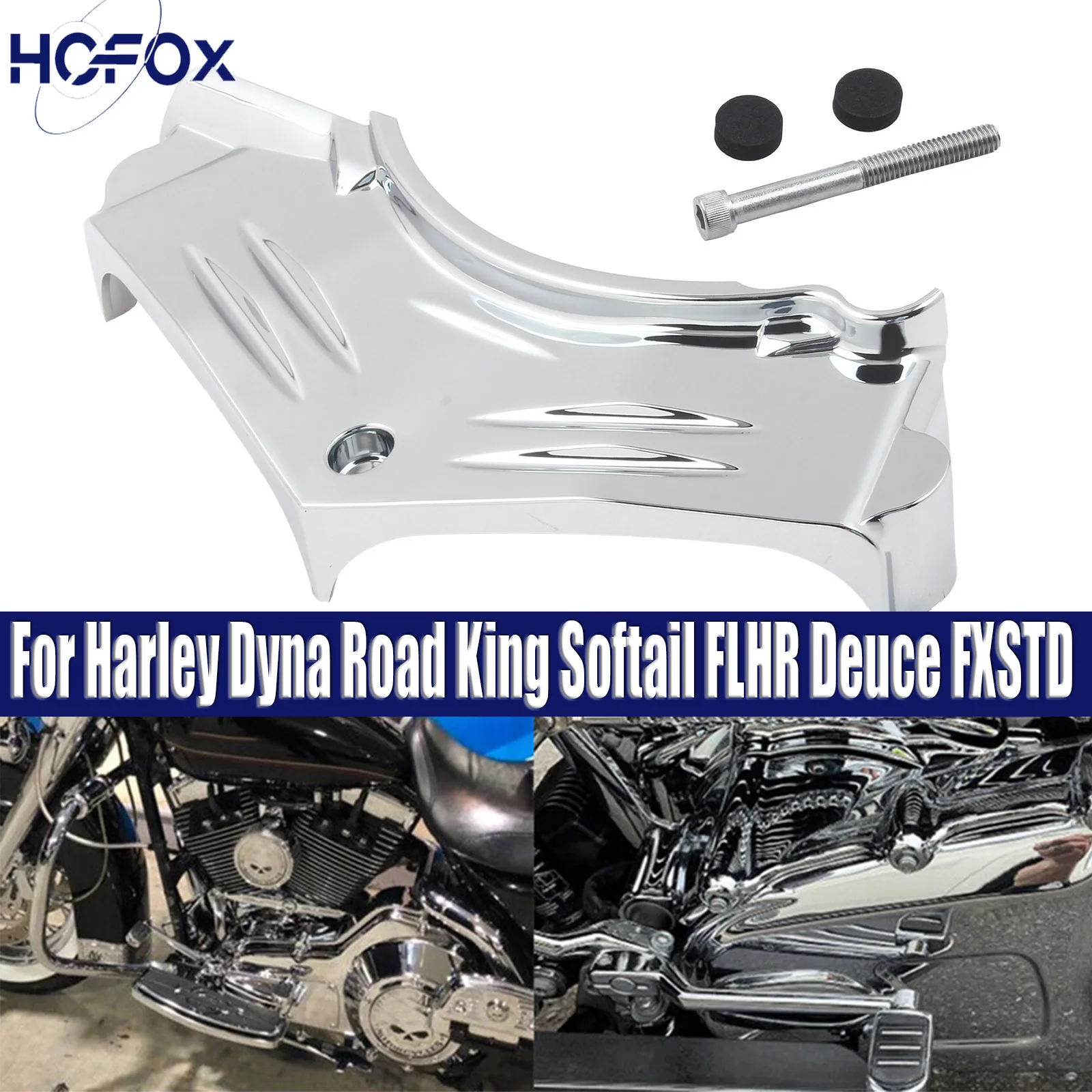 Chrome ABS Cylinder Base Cover For Harley Dyna Road King Softail FLHR Deuce FXSTD Cylinder Base Cover
Chrome ABS Cylinder Base Cover For Harley Dyna Road King Softail FLHR Deuce FXSTD Cylinder Base Cover