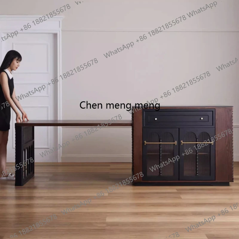 Современный деревянный обеденный стол-трансформер для конференций и кухни, роскошный раскладной настенный стол-консоль, экономящий пространство, мебель для дома
Современный деревянный обеденный стол-трансформер для конференций и кухни, роскошный раскладной настенный стол-консоль, экономящий пространство, мебель для дома