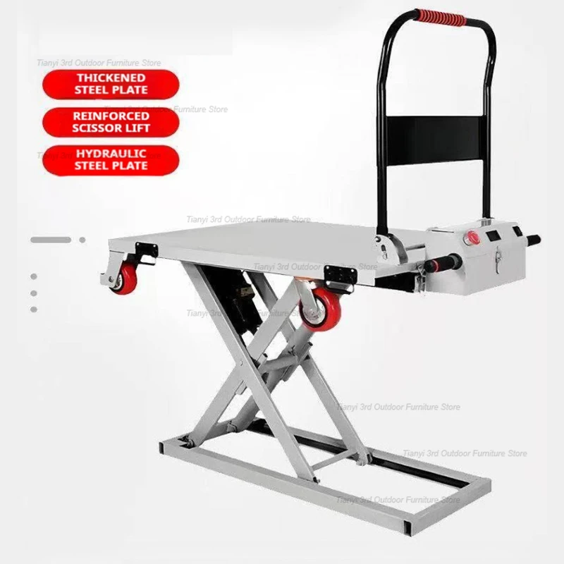 Nordic Creative Handcart Electric Hydraulic Lifting Portable Cart Handling Scissor Mobile Flat Cart Stable Commercial Tool FYET
Nordic Creative Handcart Electric Hydraulic Lifting Portable Cart Handling Scissor Mobile Flat Cart Stable Commercial Tool FYET