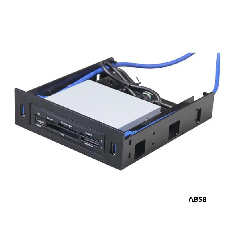 4 X USB 3.0 Front Panel With 3.5Inch Device/HDD Or 2.5Inch SSD/HDD To 5.25 Floppy To Optical Drive Bay Tray Bracket
4 X USB 3.0 Front Panel With 3.5Inch Device/HDD Or 2.5Inch SSD/HDD To 5.25 Floppy To Optical Drive Bay Tray Bracket