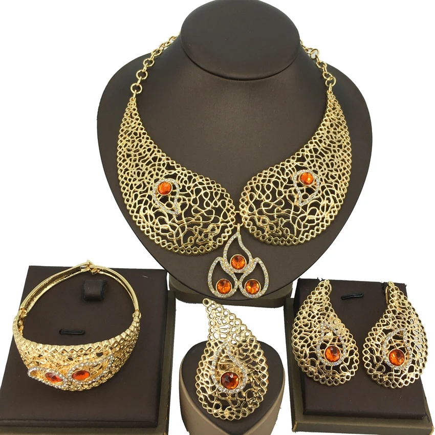 Yuminglai Dubai Jewelry Set Brazilian gold jewelry Italian 24 k Gold Plating Jewelry Big Set FHK14617
Yuminglai Dubai Jewelry Set Brazilian gold jewelry Italian 24 k Gold Plating Jewelry Big Set FHK14617