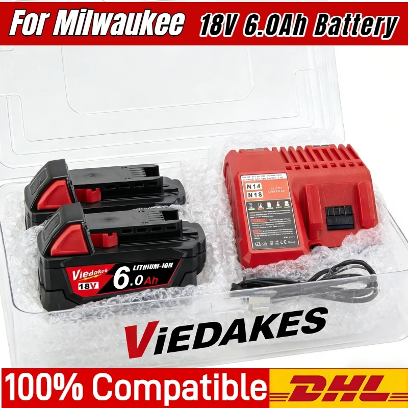 for Milwaukee Battery M18 18V 6.0Ah for Milwaukee M18 48-11-1815 48-11-1850 2604-22 for milwaukee battery 18v high output 12ah
for Milwaukee Battery M18 18V 6.0Ah for Milwaukee M18 48-11-1815 48-11-1850 2604-22 for milwaukee battery 18v high output 12ah