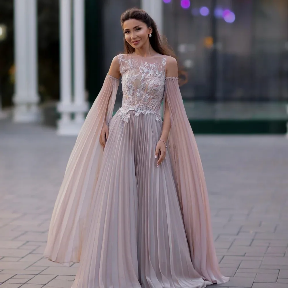 Customized Chiffon Sequined Flower Beading Ruched Prom A-line High Collar Bespoke Occasion Gown Long Dresses
Customized Chiffon Sequined Flower Beading Ruched Prom A-line High Collar Bespoke Occasion Gown Long Dresses