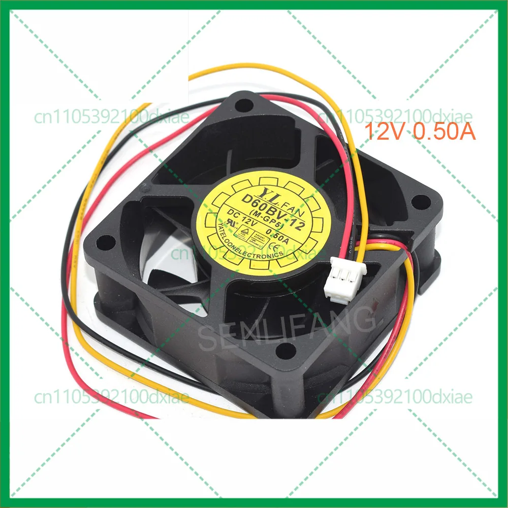 3шт D60BV-12 DC12V 0.50A 60*60*25MM 6CM 3Pin
3шт D60BV-12 DC12V 0.50A 60*60*25MM 6CM 3Pin