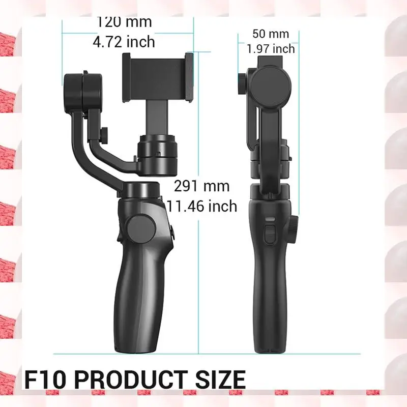 F10 3-Axis Handheld Gimbal Stabilizer APP Face Tracking Selfie Stick For Smartphone Vlog Anti Shake Video Recording Easy Install
F10 3-Axis Handheld Gimbal Stabilizer APP Face Tracking Selfie Stick For Smartphone Vlog Anti Shake Video Recording Easy Install