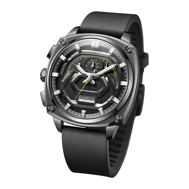 ODM Annual Sale Custom Men's Luxury Quartz Wristwatch 5 ATM Waterproof 316L Stainless Steel Case 22mm Square Chronograph Leather
ODM Annual Sale Custom Men's Luxury Quartz Wristwatch 5 ATM Waterproof 316L Stainless Steel Case 22mm Square Chronograph Leather