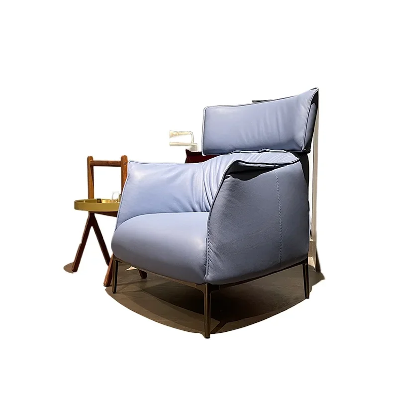 *Italian Minimalist Single Leisure Chair Leather Sofa Chair Designer Light Luxury Furniture
*Italian Minimalist Single Leisure Chair Leather Sofa Chair Designer Light Luxury Furniture