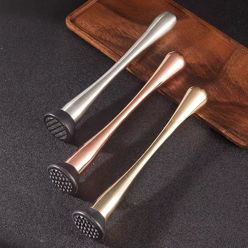 Bar Cocktail Muddler Mojito Stainless Steel Bar Mixer Barware DIY Drink Fruit Muddler Crushed Ice Bar Tool
Bar Cocktail Muddler Mojito Stainless Steel Bar Mixer Barware DIY Drink Fruit Muddler Crushed Ice Bar Tool