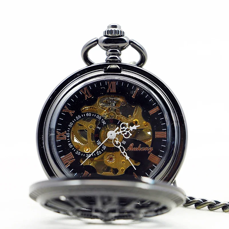 Antique Skeleton Flap Vintage Pocket Watch Mechanical Hand-winding Mens Skeleton Chain Watches Gift Clock relogio masculino
Antique Skeleton Flap Vintage Pocket Watch Mechanical Hand-winding Mens Skeleton Chain Watches Gift Clock relogio masculino