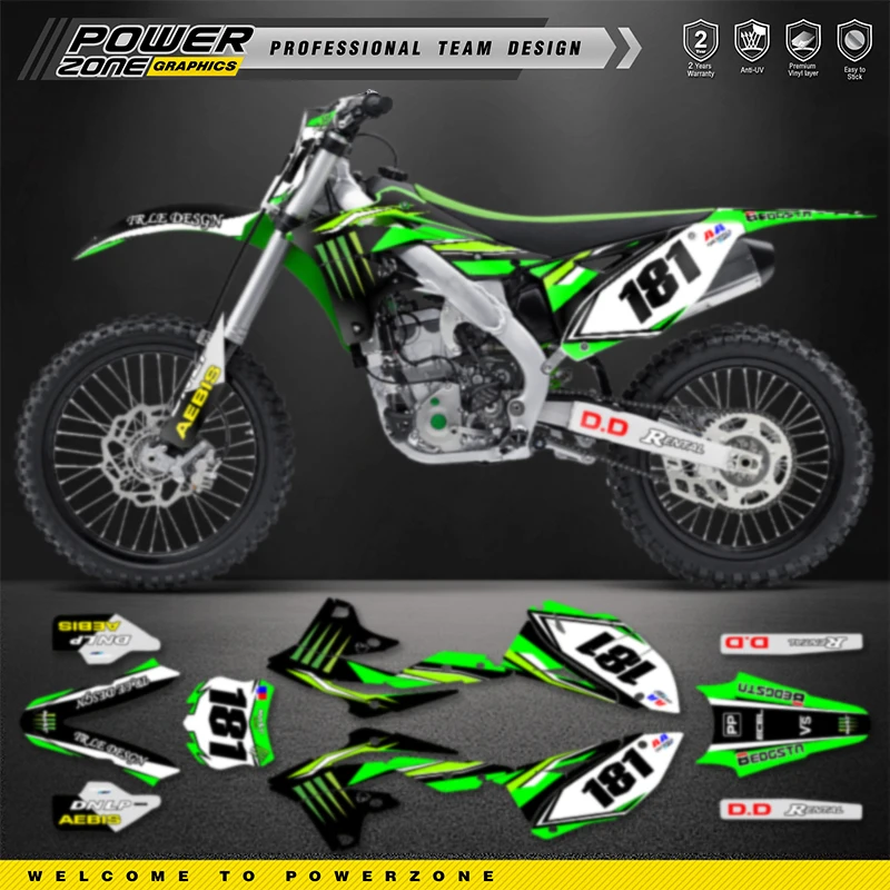 PowerZone Custom Team Graphics Decals Stickers Kit For kawasaki KXF250 2013 2014 2015 2016 KX250F Protector Sticker Customize 15
PowerZone Custom Team Graphics Decals Stickers Kit For kawasaki KXF250 2013 2014 2015 2016 KX250F Protector Sticker Customize 15