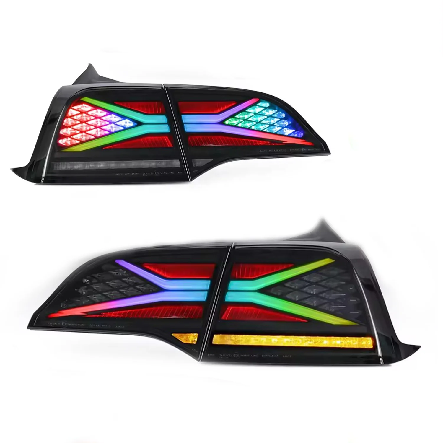 RGB Lights for Tesla Model 3 Y 2018 - 2023 X-men Led Taillights With Sequential Turn signal Rear Lamp Assembly
RGB Lights for Tesla Model 3 Y 2018 - 2023 X-men Led Taillights With Sequential Turn signal Rear Lamp Assembly