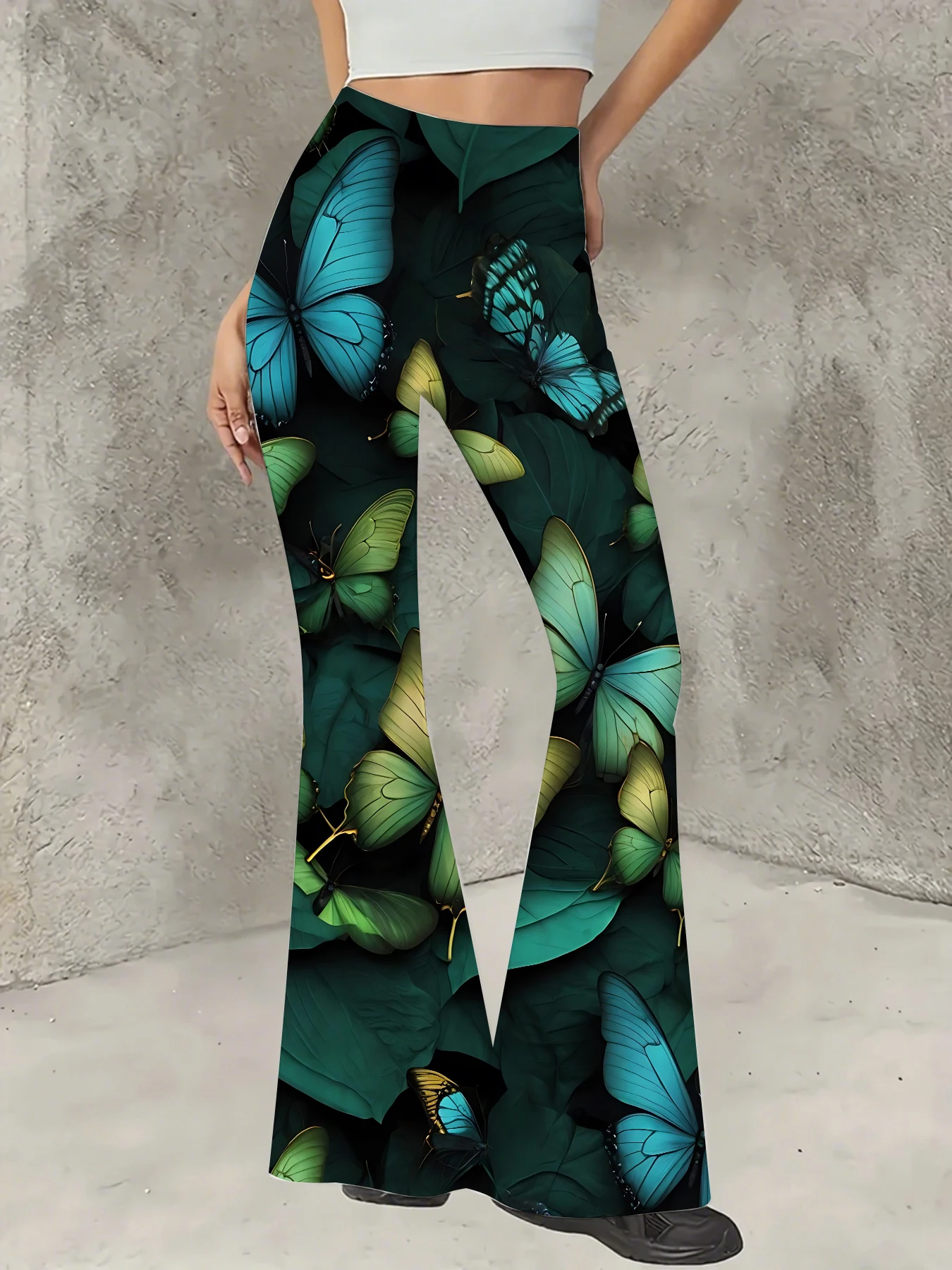 Women's Floral Print Flare Pants Elegant Stretchy Bell Bottom Trousers Summer
Women's Floral Print Flare Pants Elegant Stretchy Bell Bottom Trousers Summer
