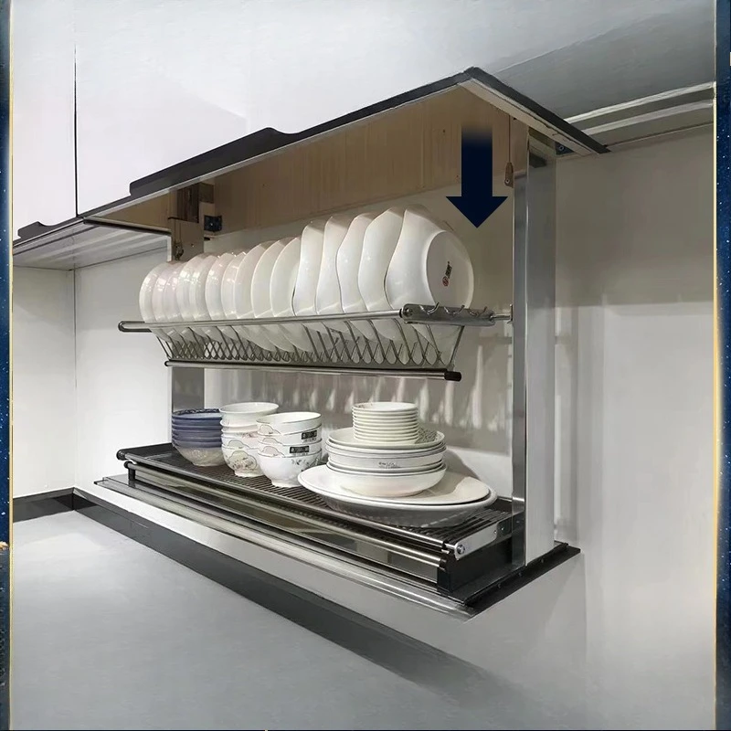 Kitchen Cabinet Lifting Electric Basket Hanging Cabinet Intelligent Induction Lift Storage Seasoning Tableware Shelf 5
Kitchen Cabinet Lifting Electric Basket Hanging Cabinet Intelligent Induction Lift Storage Seasoning Tableware Shelf 5