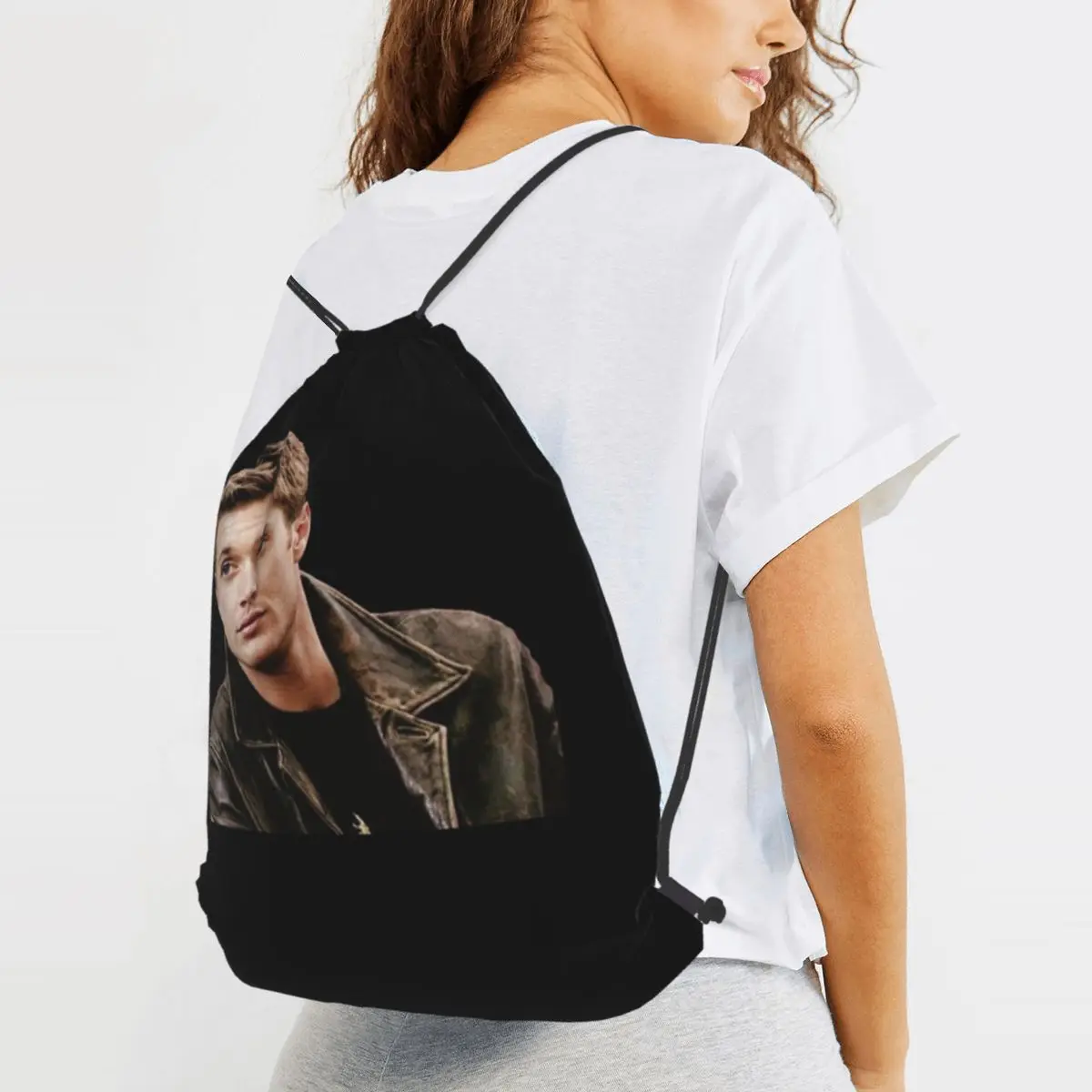 Dean Winchester Supernatural Backpacks Multi-function Drawstring Bags Shoes Bag Book Bags for Travel School
Dean Winchester Supernatural Backpacks Multi-function Drawstring Bags Shoes Bag Book Bags for Travel School