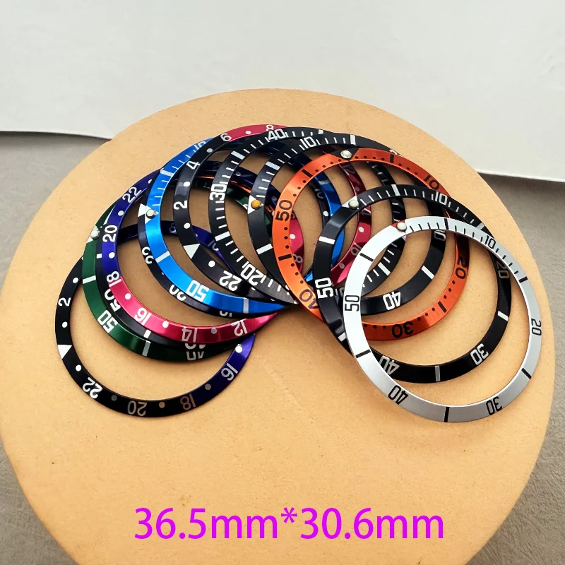 36.5mm Aluminium Curved Retro Watch Bezel insert Fits Vintage Submariner For Mods NH35 NH36 Watch Accessories Case Ring 
36.5mm Aluminium Curved Retro Watch Bezel insert Fits Vintage Submariner For Mods NH35 NH36 Watch Accessories Case Ring