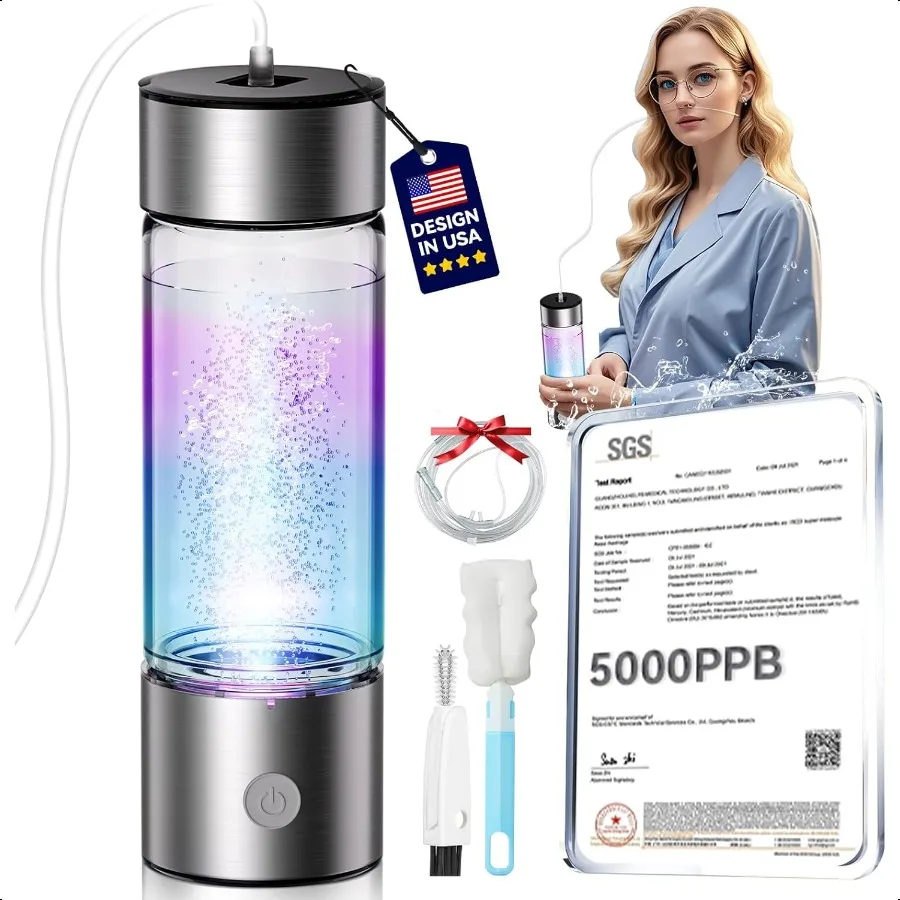 4.0 Upgrade Hydrogen Water Bottle Hydrogen Absorption SGS Certification 5000PPB Hydrogen Water Bottle NO.1100 Odorl 2025 SPE PE
4.0 Upgrade Hydrogen Water Bottle Hydrogen Absorption SGS Certification 5000PPB Hydrogen Water Bottle NO.1100 Odorl 2025 SPE PE