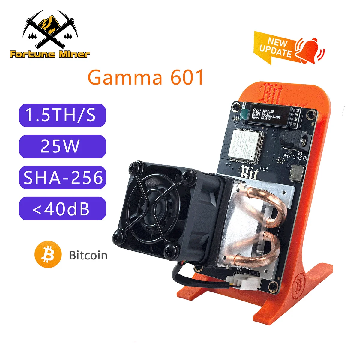 Gamma 601 Bitcoin Miner Lucky Miner 1.5TH/s Low Power BM1370 Asic Chip BTC Solo Miner Cryptos Mining Lottery Machine Home Office
Gamma 601 Bitcoin Miner Lucky Miner 1.5TH/s Low Power BM1370 Asic Chip BTC Solo Miner Cryptos Mining Lottery Machine Home Office