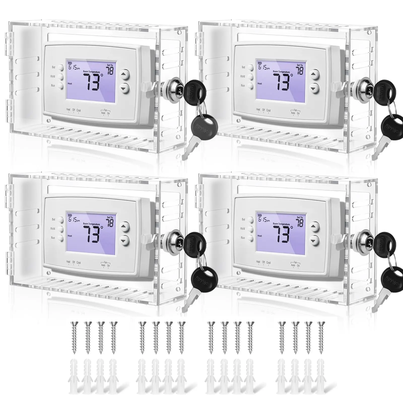 Transparent Thermostat Cover With Lock Acrylic Thermostat Lock Box Thermostat Lock Box 4 Pack Ac Lock Box Cover Guard For Home
Transparent Thermostat Cover With Lock Acrylic Thermostat Lock Box Thermostat Lock Box 4 Pack Ac Lock Box Cover Guard For Home