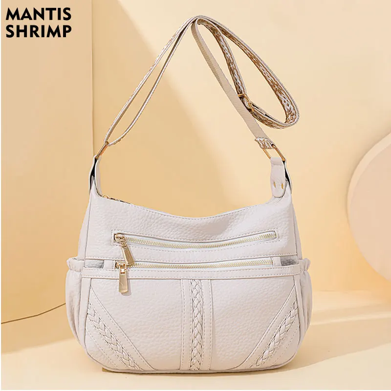 Women Bag Vintage Messenger Purse PU Leather Black Fashion All Match Simple Large Capacity Totes Casual Female Shoulder Handbag
Women Bag Vintage Messenger Purse PU Leather Black Fashion All Match Simple Large Capacity Totes Casual Female Shoulder Handbag