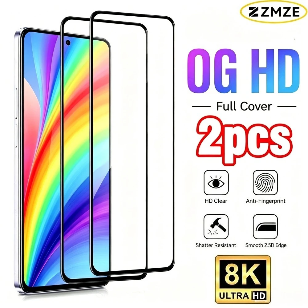 2Pcs Full Cover Screen Protector for Samsung Galaxy A06 A07 A15 A16 A17 A26 A57 A56 A55 A37 A36 A35 Anti-Scratch Tempered Glass
2Pcs Full Cover Screen Protector for Samsung Galaxy A06 A07 A15 A16 A17 A26 A57 A56 A55 A37 A36 A35 Anti-Scratch Tempered Glass