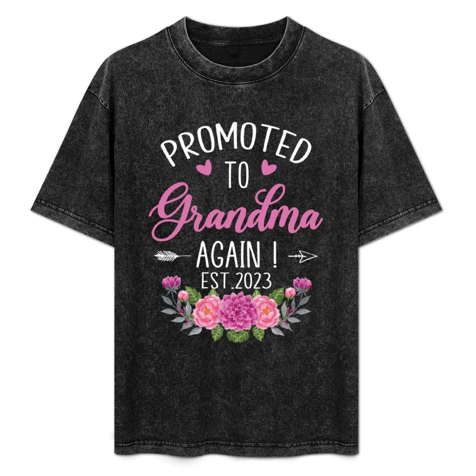 Promoted To Grandma Again Est 2023 Pregnancy Announcement Gift T-Shirt Simple Graphic Design T-Shirt
Promoted To Grandma Again Est 2023 Pregnancy Announcement Gift T-Shirt Simple Graphic Design T-Shirt