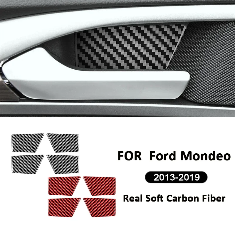 4PCS For Ford Mondeo 2013-2019 Carbon Fiber Auto Inner Door Pull Handle Bowl Panel Ring Cover Decoration Sticker Interior Parts
4PCS For Ford Mondeo 2013-2019 Carbon Fiber Auto Inner Door Pull Handle Bowl Panel Ring Cover Decoration Sticker Interior Parts