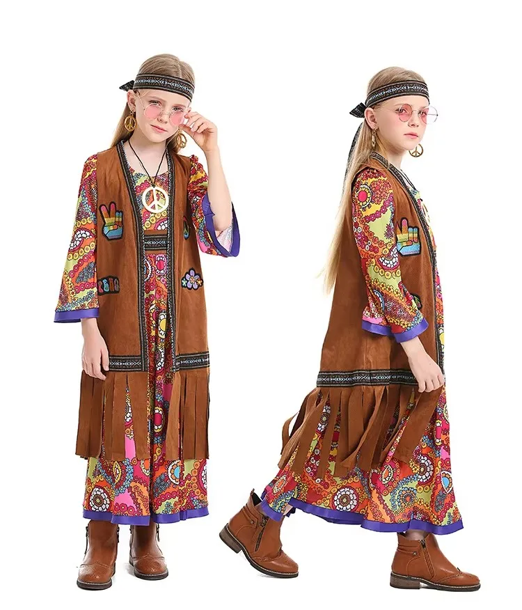 Halloween children's girls, Indian tassel hippie costumes, Prindi carnival parties, costume dresses, Halloween costumes, hippie
Halloween children's girls, Indian tassel hippie costumes, Prindi carnival parties, costume dresses, Halloween costumes, hippie